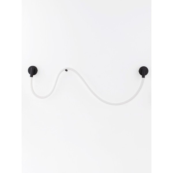 Bijela/mat crna željezna LED zidna lampa Ilane – Nova Luce-image-3