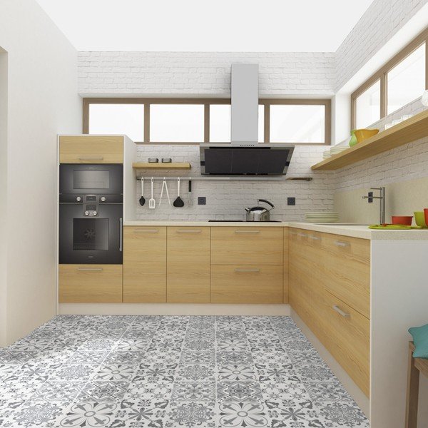 Vodootporna podna naljepnica Ambiance Amos, 90 x 60 cm-image-1