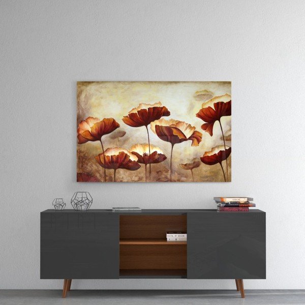 Staklena slika insigne mak, 72 x 46 cm-image-1