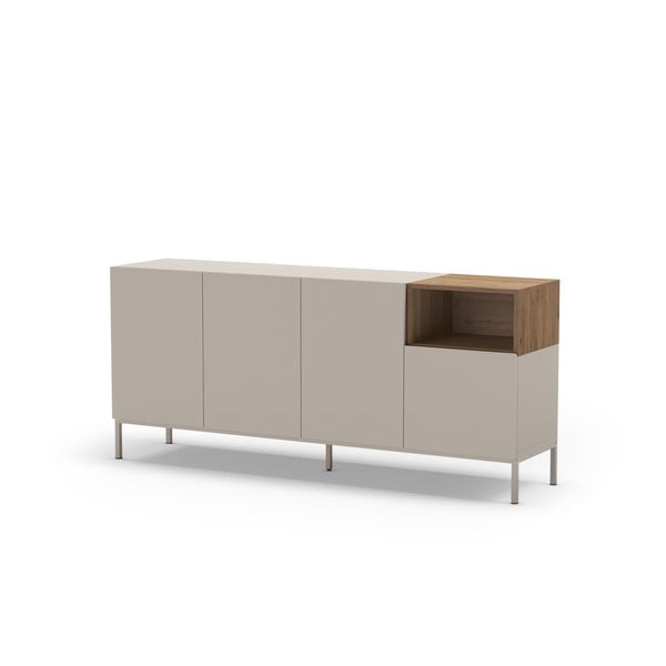 Krem komoda 180x80 cm Cailin – Marckeric-image-3