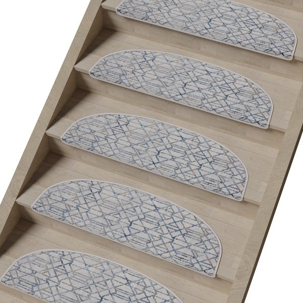 Sivi set tepiha za stepenice 16 kom 20x65 cm Cottage Warmth – Vitaus-image-1