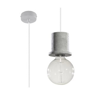 Siva viseća svjetiljka s betonskim grlom Sollux Bresso