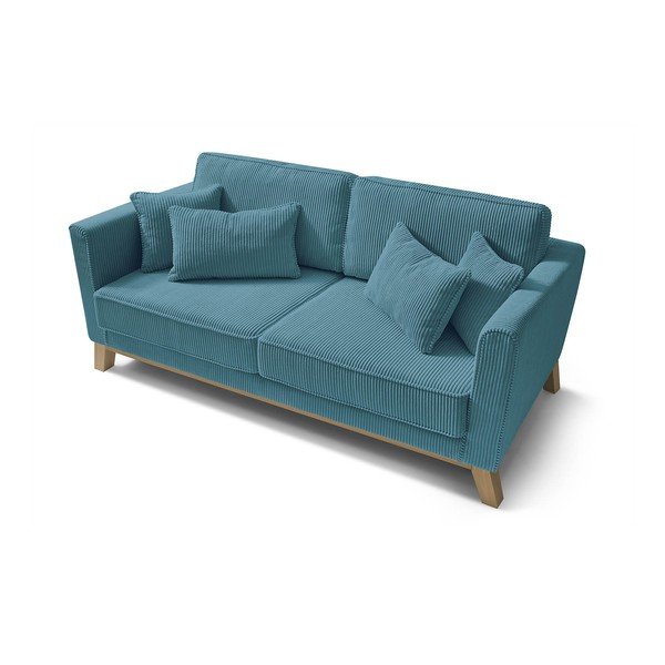 Tirkizna sofa od samta 186 cm – Bobochic Paris-image-4