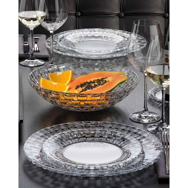 Set od 2 kristalna tanjura Nachtmann Bossa Nova, ⌀ 32 cm-image-2