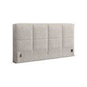 Bež podstavljeno uzglavlje 209x100 cm Darren – Micadoni 