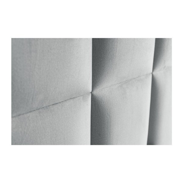 Svijetlo sivi boxspring krevet s prostorom za odlaganje 200x200 cm Flip – Ropez-image-3