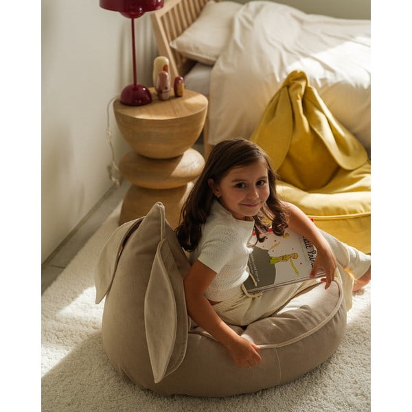Bež baršunasti vreća za bebe Bunny – Wigiwama-image-3