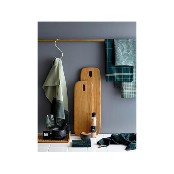 Zeleni kuhinjski ručnik iz pamuka Södahl Geometric, 50 x 70 cm-image-2