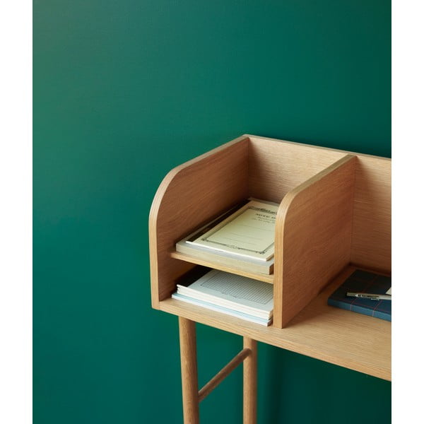 Radni stol u dekoru hrasta 37x84 cm Archive - Hübsch-image-2