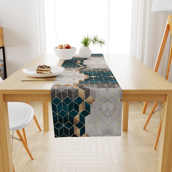 Nadstolnjak 140x45 cm Optic - Minimalist Cushion Covers-image-2