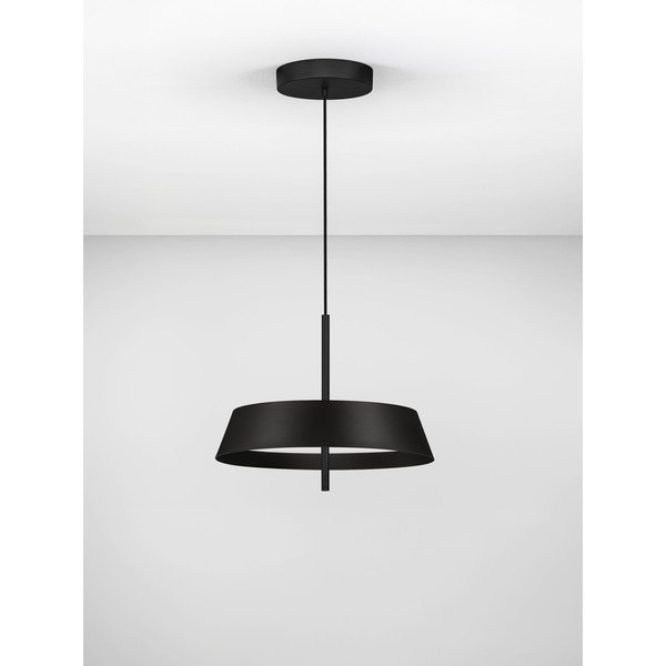 Mat crna LED viseća svjetiljka aluminijska s mogućnosti zatamnjivanja ø 45 cm Velio – Nova Luce-image-3