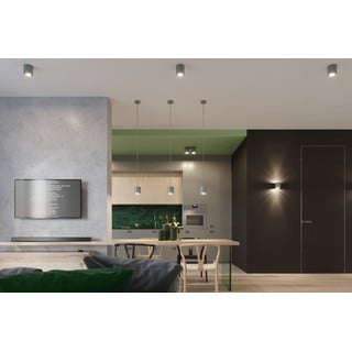 Siva zidna lampa Nice Lamps Roda