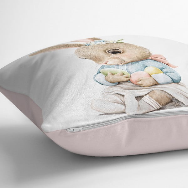 Ukrasne jastučnice u setu 4 kom s uskršnjim motivom 43x43 cm – Mila Home-image-4