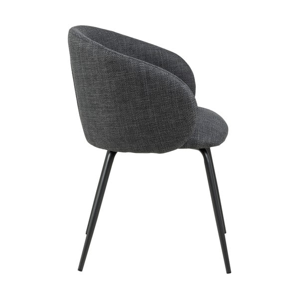 Tamno sive podstavljene blagovaonske stolice u setu s naslonima za ruke 2 kom Eleanor – Actona-image-3