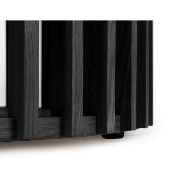 Stolić za kavu od crnog hrasta Woodman Drum, ø 83 cm-image-1