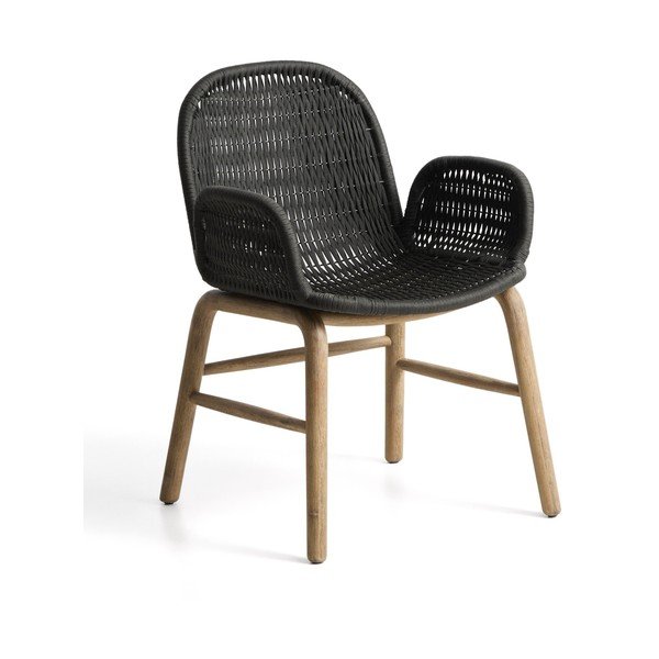 Tamno siva vrtna stolica Alipa – Kave Home