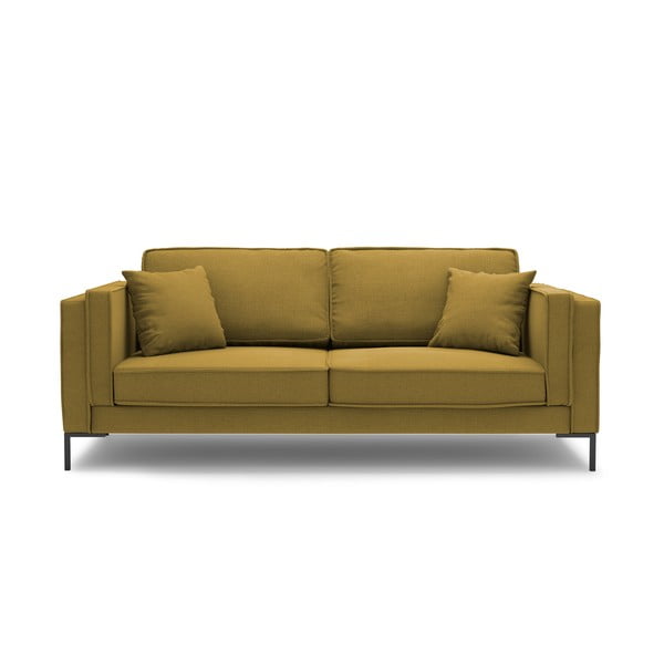 Žuta sofa Milo Casa Attilio, 160 cm