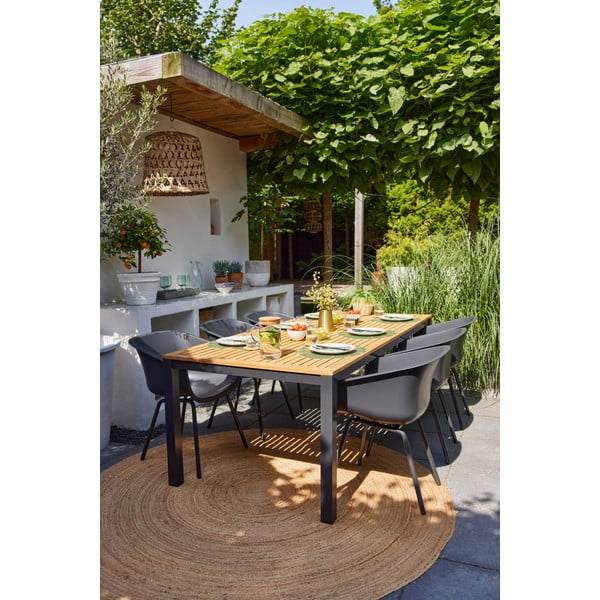 Tamno sive plastične vrtne stolice u setu 2 kom Jill Rondo – Hartman-image-4