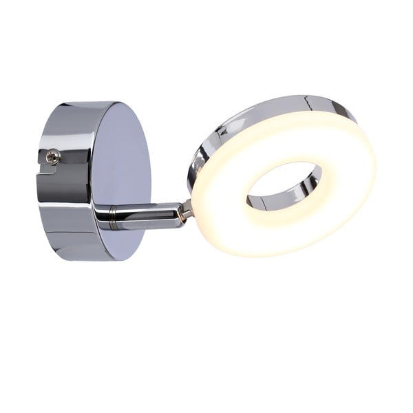 LED zidna lampa u sjajno srebrnoj boji Thema – Candellux Lighting