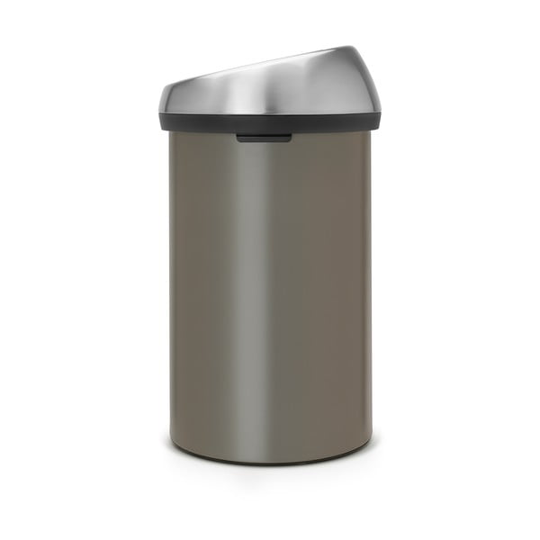 Siva željezna kanta za smeće na dodir 60 l Touch Bin – Brabantia-image-2