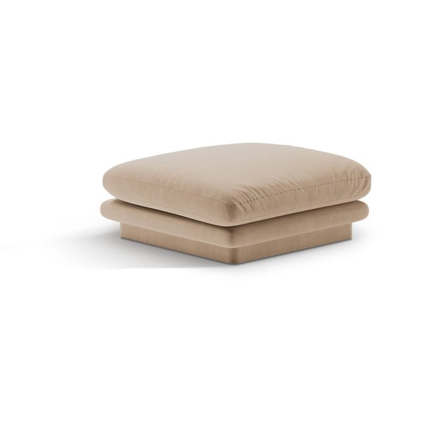 Bež baršunast tabure Torino – Micadoni 