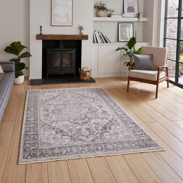 Sivi/bež tepih 120x170 cm Vintage – Think Rugs-image-1