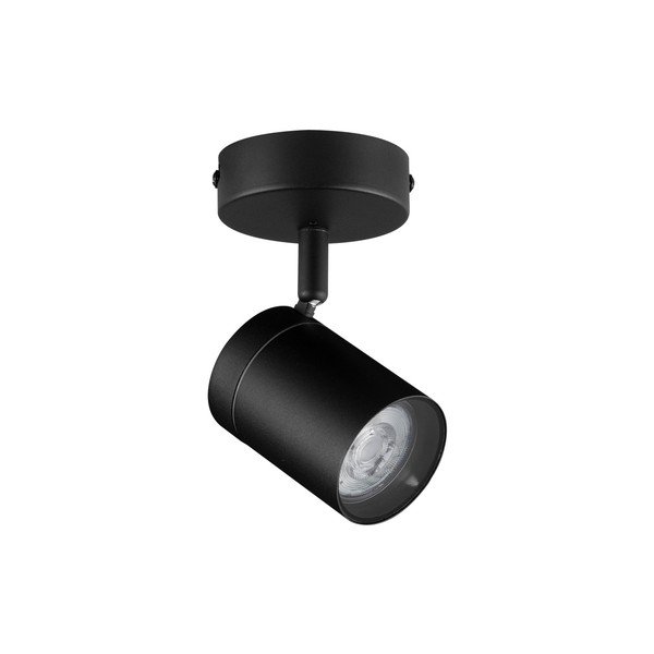 Mat crni metalni reflektor sa savitljivom konstrukcijom 12x8 cm Alma – Nova Luce