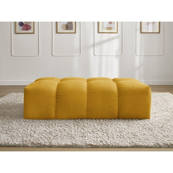 Senf žuti tabure od šenila Everest – Bobochic Paris-image-3