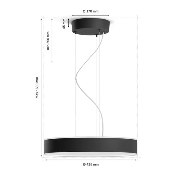 LED viseća svjetiljka 33,5 W Enrave – Philips Hue-image-4