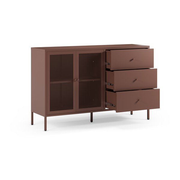 Bordo metalna komoda 140x90x40 cm Fayna – Marckeric-image-1