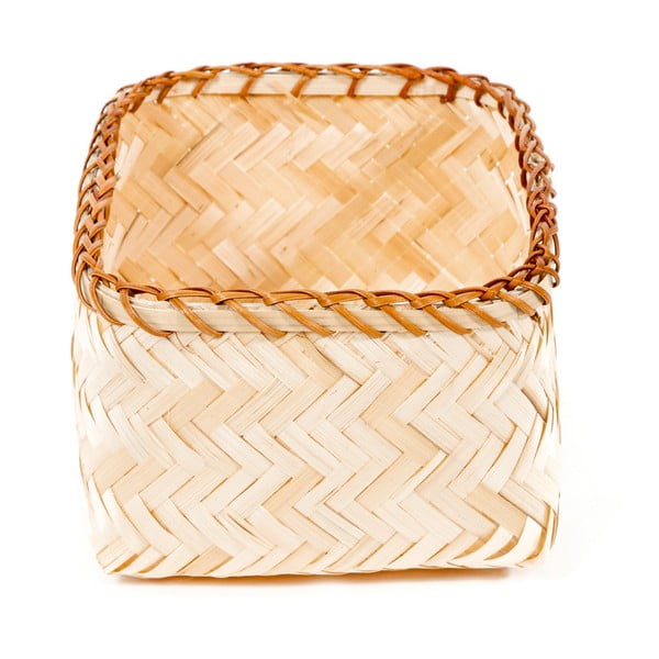 Košara za pohranu od bambusa Compactor Halong Basket, 26 x 12 cm-image-2