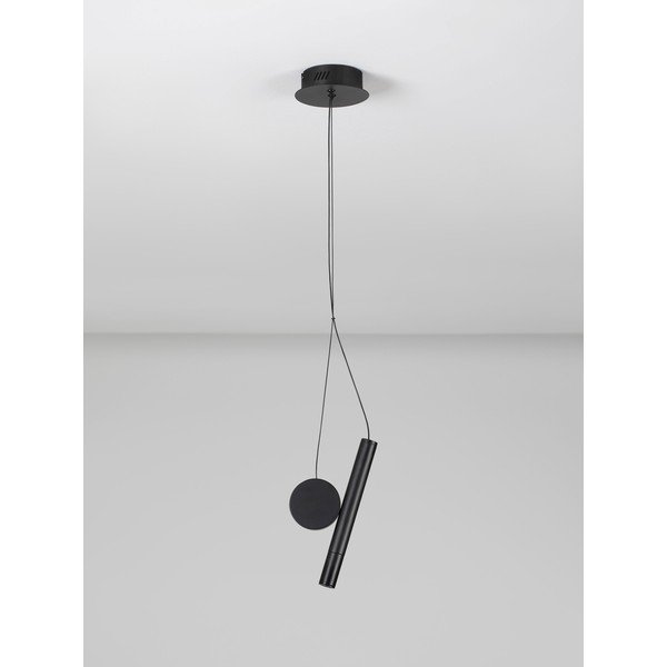 Mat crna LED viseća svjetiljka aluminijska ø 23,5 cm Vero – Nova Luce-image-3
