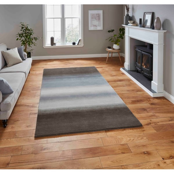 Sivi vuneni tepih 230x150 cm Elements - Think Rugs-image-1