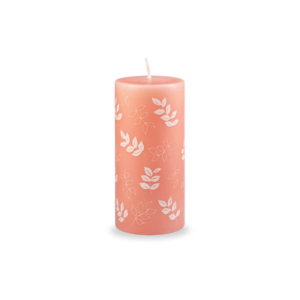 Unipar Pure Beauty narančasto-ružičasta svijeća, vrijeme gorenja 73 h