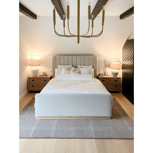 Antracitno sivi vuneni tepih 133x190 cm Calisia M Grid Prime – Agnella-image-4