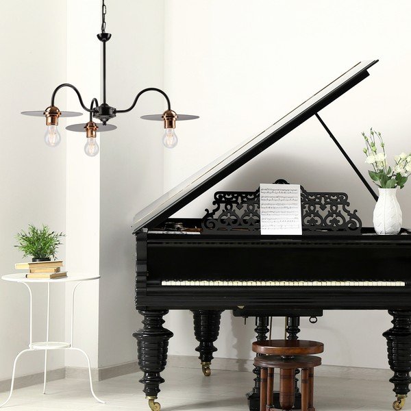 Crna viseća lampa - LAMKUR-image-2