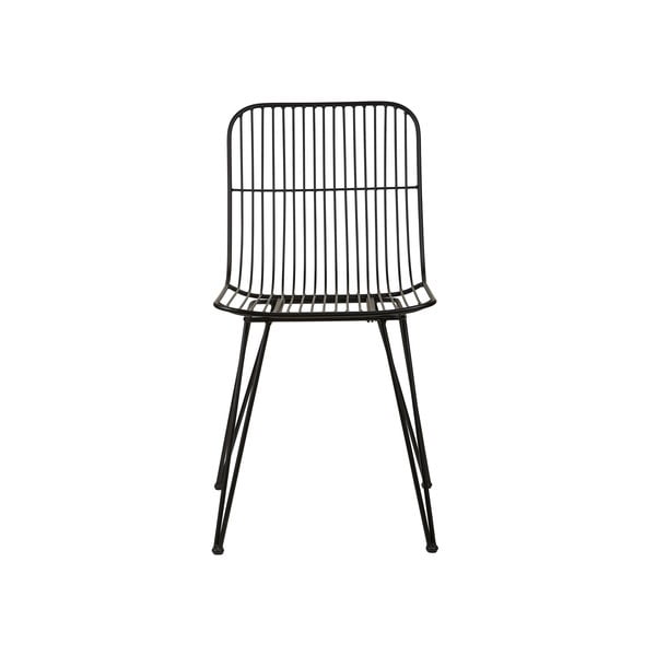 Crna metalna blagovaonska stolica Svale - Villa Collection