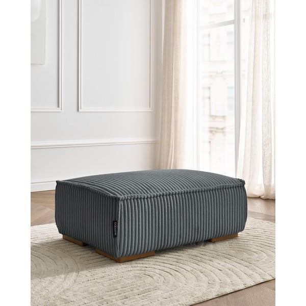 Tamno sivi tabure od samta Chelsea – Bobochic Paris-image-1