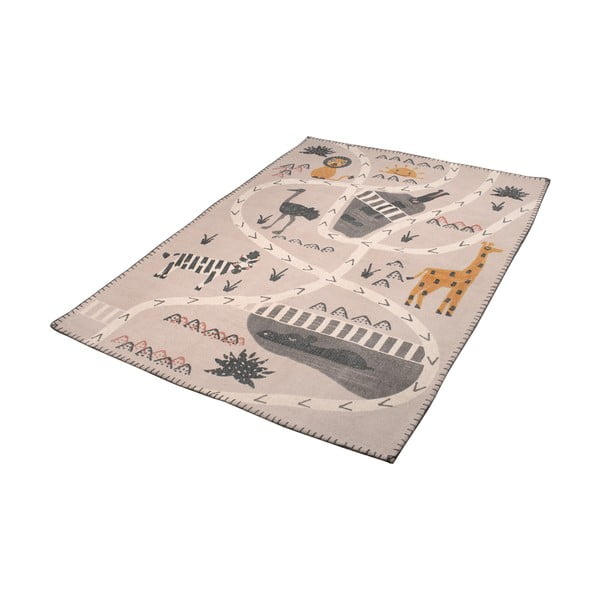 Dječji ručno izrađen tepih Nattiot Mala Savannah, 100 x 140 cm-image-2