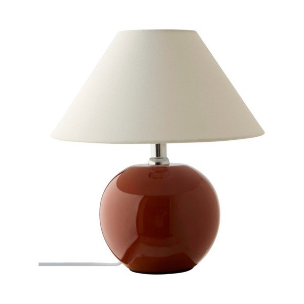 Smeđa/krem stolna lampa keramička (visina 29 cm) Karamell – Jotex