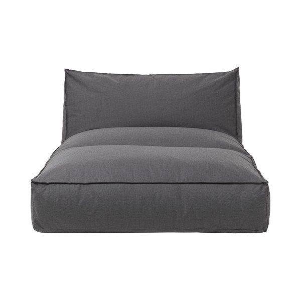 Tamno siva vrtna ležaljka Blomus Coal, 120 x 190 cm