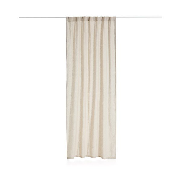 Bež pamučna zavjesa 140x270 cm Nolira – Kave Home