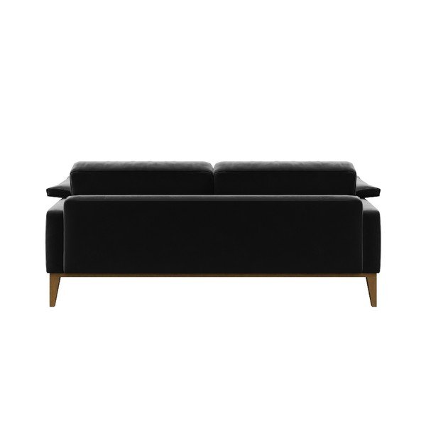 Tamnosiva baršunasta sofa MESONICA Musso, 173 cm-image-3