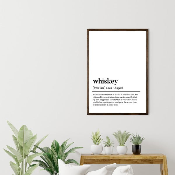 Slika 50x70 cm Whiskey – Wallity-image-1
