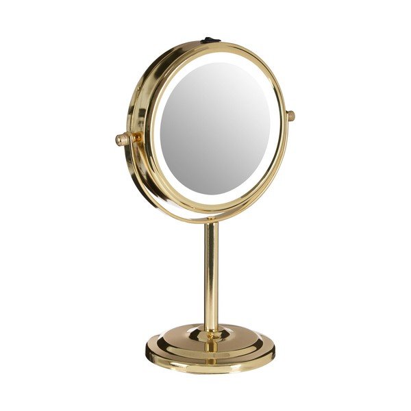 Kozmetičko ogledalo s osvjetljenjem/povećavajuće (s povećanjem 2x) ø 15 cm Cassini – Premier Housewares