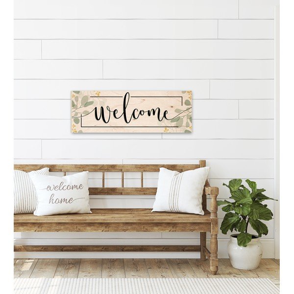 Zidni ukras Styler Welcome, 25 x 70 cm-image-1