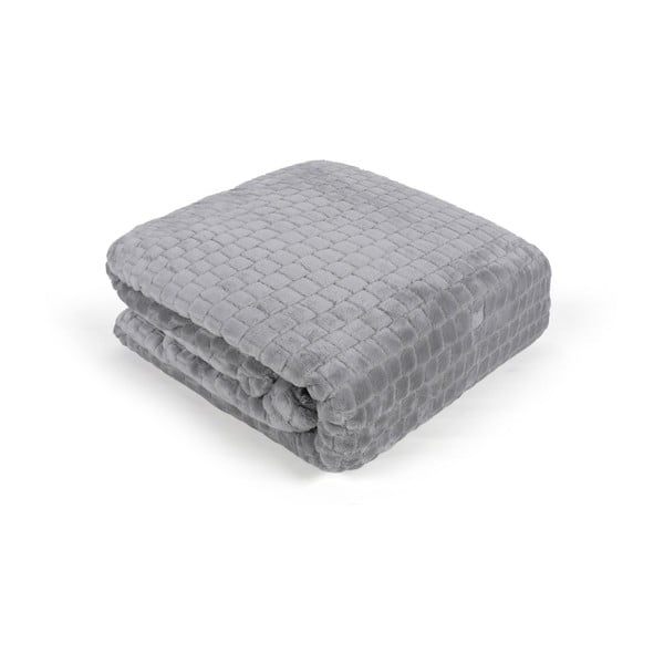 Sivi prekrivač za bračni krevet 200x220 cm Melinda - Mijolnir