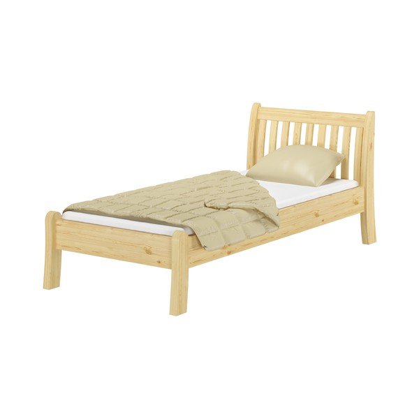 Krevet od masivnog bora 90x200 cm u prirodnoj boji Tonja – Olivia Living