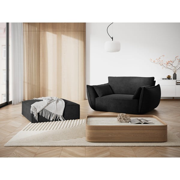 Tamnosivi tabure Vanda - Mazzini Sofas-image-1
