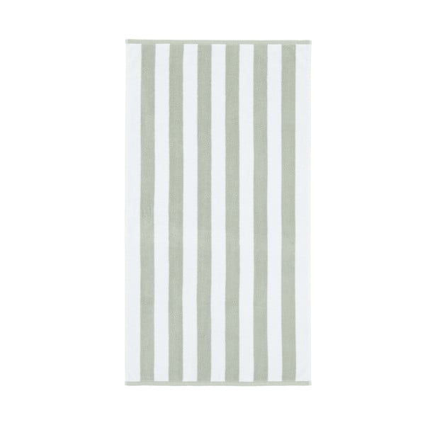 Bijeli/sivi pamučan ručnik 50x85 cm Stripe Jacquard – Bianca